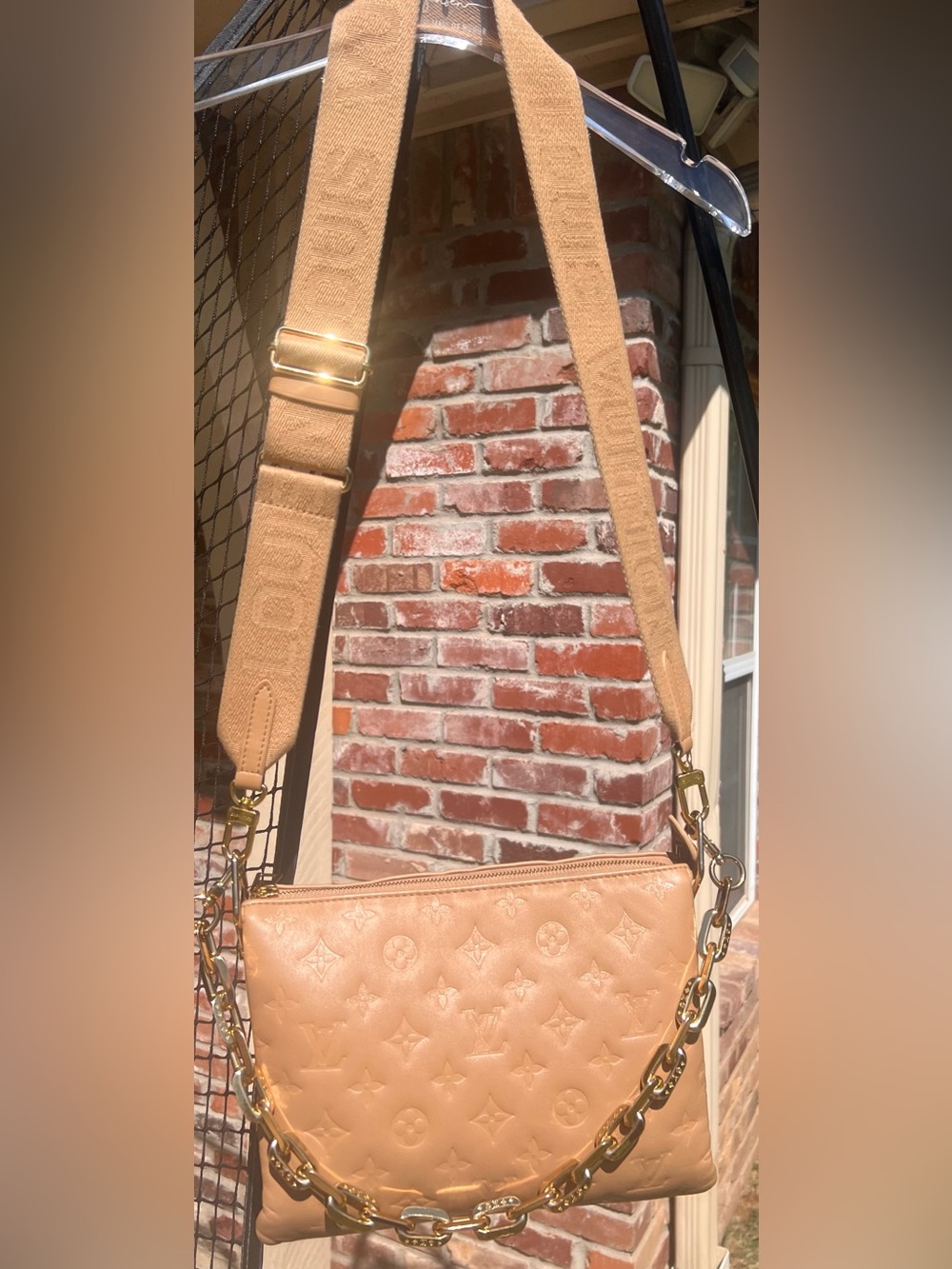 Louis Vuitton Coussin PM Camel Monogram Lambskin Bag M57791